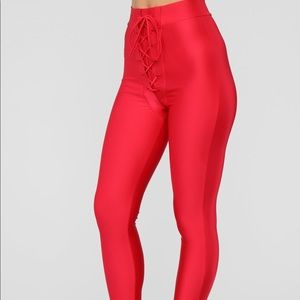 Fashion Nova Pants - Tying Up Loose Ends Leggings Fashion Nova Pants - Tying Up Loose Ends Leggings